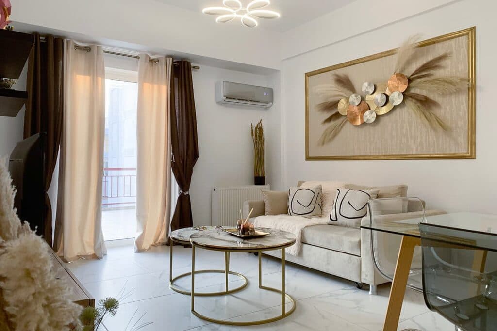 Modern living space at GEMP Apartments